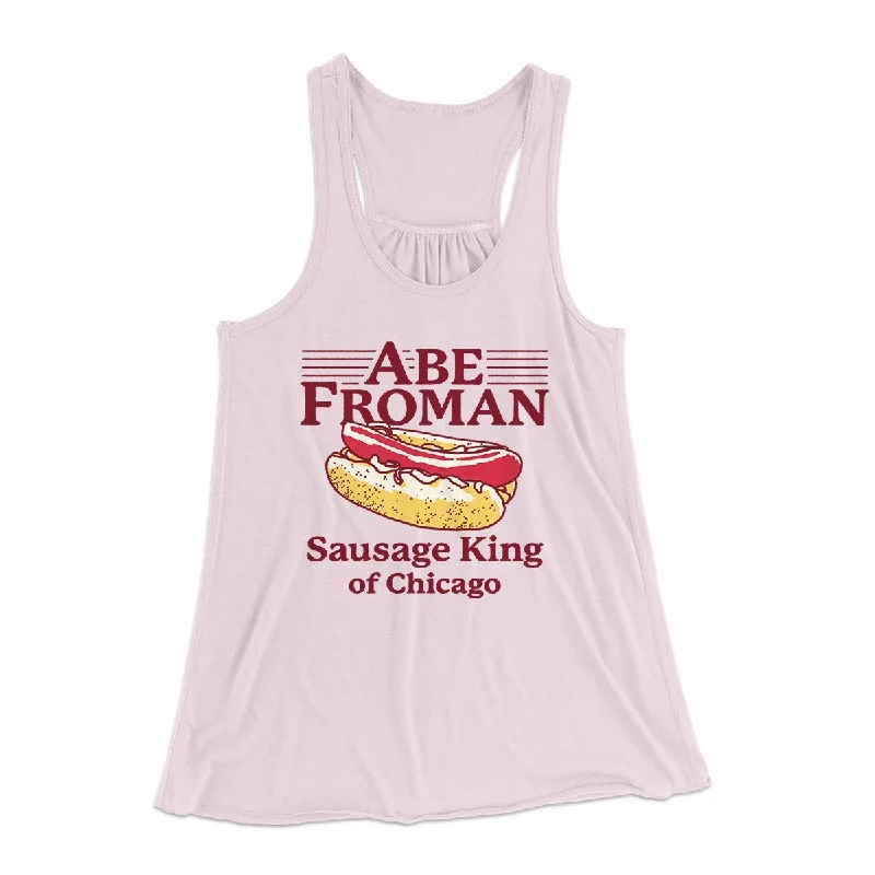 Abe Froman: Sausage King of Chicago Women's Flowey Tank Top