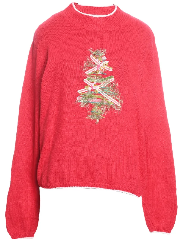 Christmas Tree Design Jumper - XL