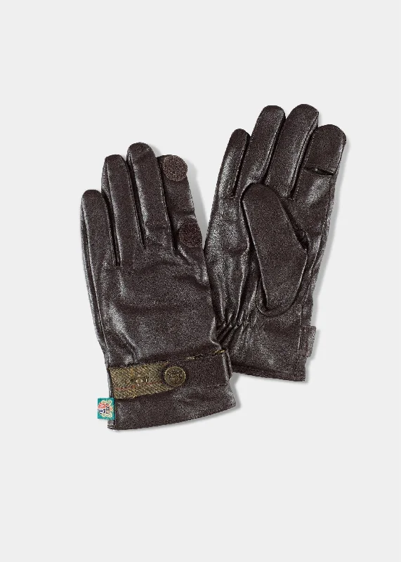 Men's Water Resistant Leather Shooting Gloves